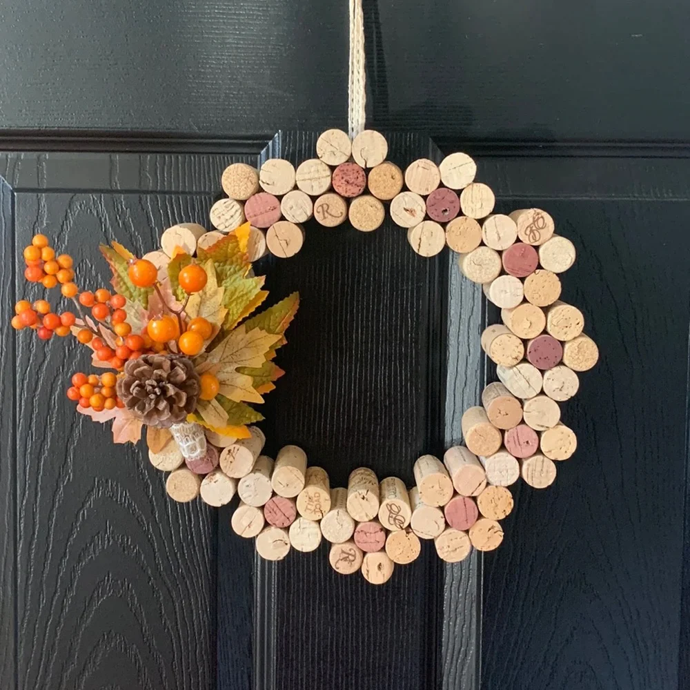 Festive Fall cork wreath
